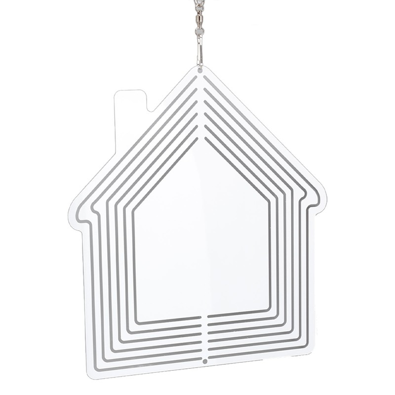 DIY Sublimation Metal Wind Spinner Hanging Blank Wind Chimes Garden