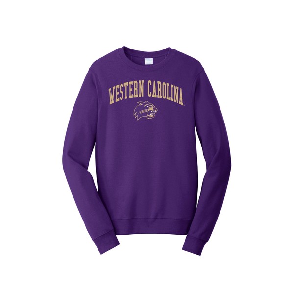 J2 Sport WCU Western Carolina University Catamounts NCAA Jumbo Arch Unisex Crewneck Sweatshirt