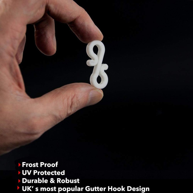 S4U Gutter Hooks, Gutter Hook Multi Pack for Securing String
