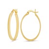 Tivleed Gold Hoop Earrings for Women | 30mm Round Lightweight