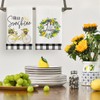 Artoid Mode Bicycle Lemon Eucalyptus Truck Summer Kitchen Towels Dish