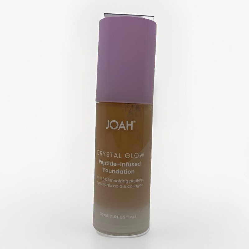 JOAH Foundation Crystal Glow Peptide-Infused TW050 Tan Warm Undertones