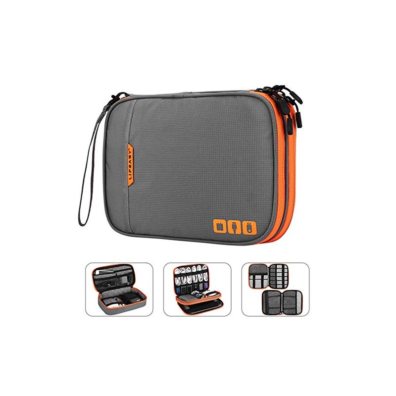 Acoki Portable Electronic Accessories Travel case, Cable Organizer Bag Gadget