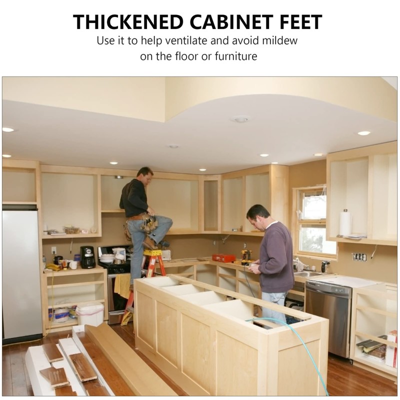 Angoily 10 Sets Cabinet Toe Kick Clips Kitchen Plinth Clips