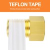 GASHER 4PCS Extension Brass Pipe Fitting, 1/2" Female to 1/2"