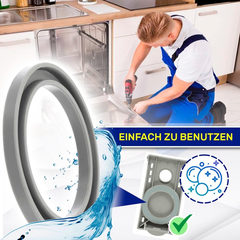 Seal rinse aid dishwasher 41 x 31 x 4 mm