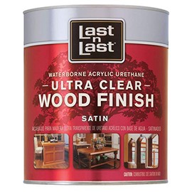 Last N Last Waterborne Wood Finish Satin Clear Polycrylic 1 qt.