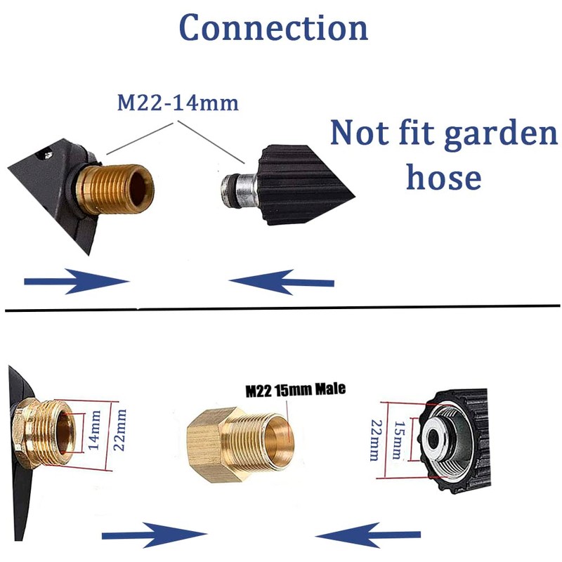 Pressure Washer Foam Gun with 1/4 Quick Release Foam Cannon,
