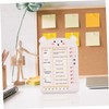 Tofficu Weekly Goal Planner Notepad 8.5x11 Inch Self-Care Tracker Tear-Off