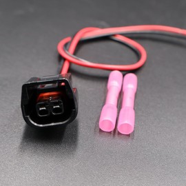 2-Pin Horn Connector Pigtail Plug Compatible with Honda Civic 2016-2023 6189-7408