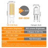 TRIJZHOU G9 LED Bulb Dimmable 8W Equivalent 80W Halogen Light