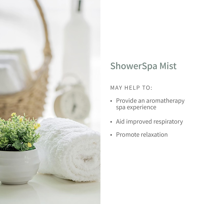 European Spa Source Energizing Lemongrass + Eucalyptus ShowerSpa Mist Spray