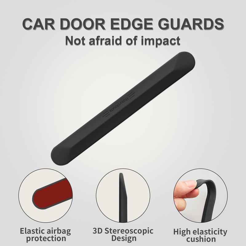 Betherioa 4PCS Universal Car Door Protectors, Door Edge Guards for