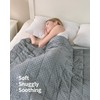 Mr. Sandman Weighted Blanket for Adults Queen Size 15 lbs,