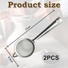 2-Piece Stainless Steel Tea Infuser Set with Fine Mesh -