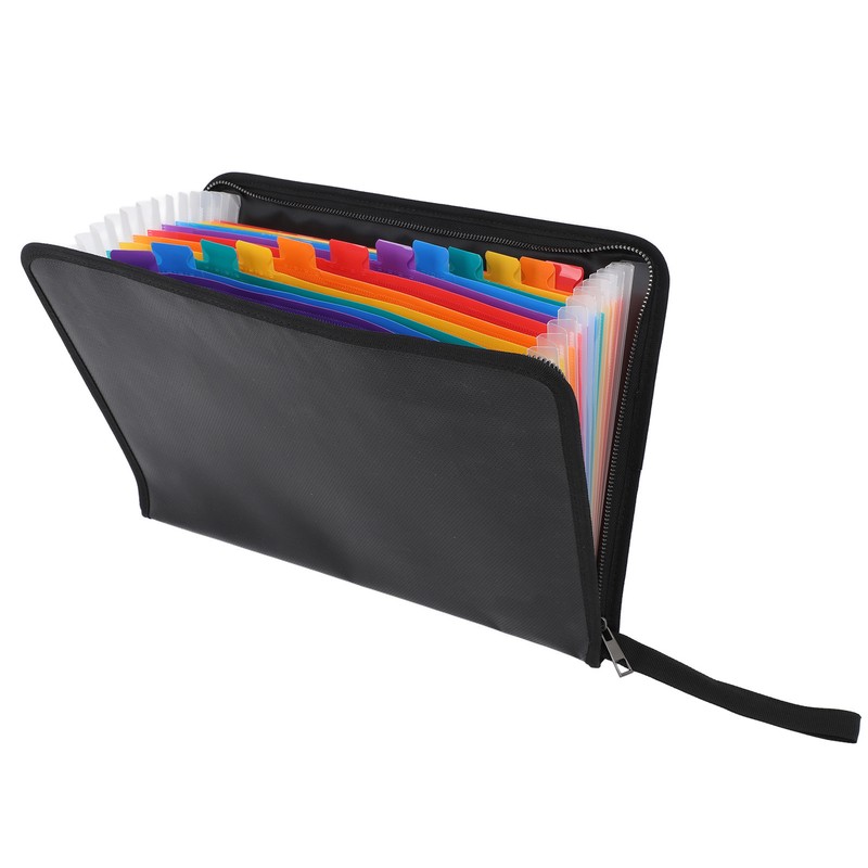Fireproof Document Bag Professional Safe Heat Insulated 12 Pages Waterproof