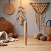 GANPUB Brown Dreadlock Crochet Needles, Bamboo Handle Micro Hook, for