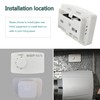 Bydorunce Humidistat Switch 4655, Manual Digital Control for Whole-House Duct
