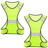 AzulLanse Reflective Running Vest, Breathable Sports Vest, Pack of 2,