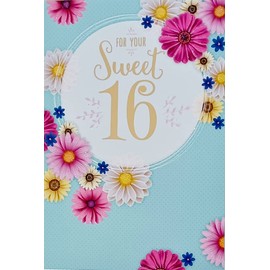 Greeting Card For Your Sweet 16 Sixteen - Looking Back At The Sweet Girl You've Been And For Celebrating The Wonderful Young Woman You're Becoming - Happy 16th Birthday