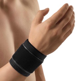 Bort ActiveColor Wrist Brace Velcro Hand Joint Support Bandage, Black, M