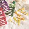 7 Pcs Yellow Sweet Flower Women Girl Barrette Bobby Pin