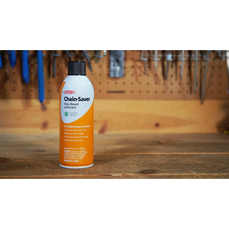 DuPont Chain-Saver Dry Self-Cleaning Lubricant Aerosol, 14 oz