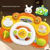 Baby Steering Wheel Toy Multifuntional Lighting Effects Educational Musical Steering