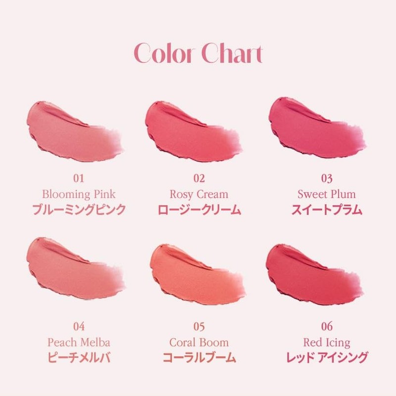 MQNY Powder Blatint 4g Korean Cosmetics (#05 Coral Boom, Soft