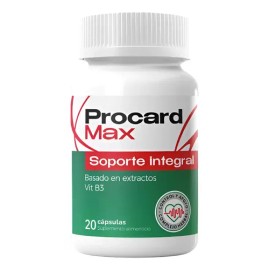 Suplemento Procardmax Capsulas Apoyo Cardiovascular Sabor
