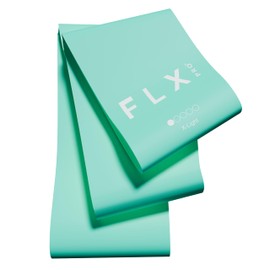 Resistance Bands – 1.8m Long Exercise Bands with 3 Resistance Levels, Carry Bag – Ideal for Yoga, Pilates, Strength Training, Rehab & Home Workouts