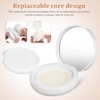 Packove Contenedor Base Cojín Vacío Espejo Estuche Compacto Polvo Suelto