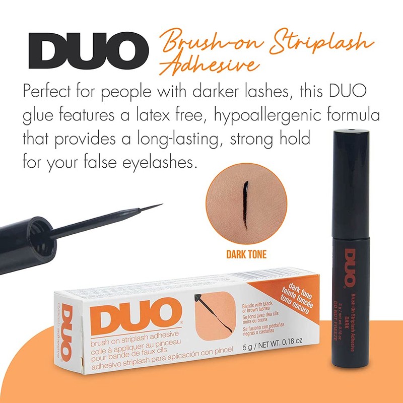 DUO Strip Lash Adhesive - Dark Tone, Waterproof Lash Glue