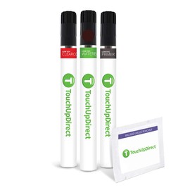 TouchUpDirect E2 Magma Red Compatible with Ford Exact Match Touch Up Paint Brush - Preferred Kit