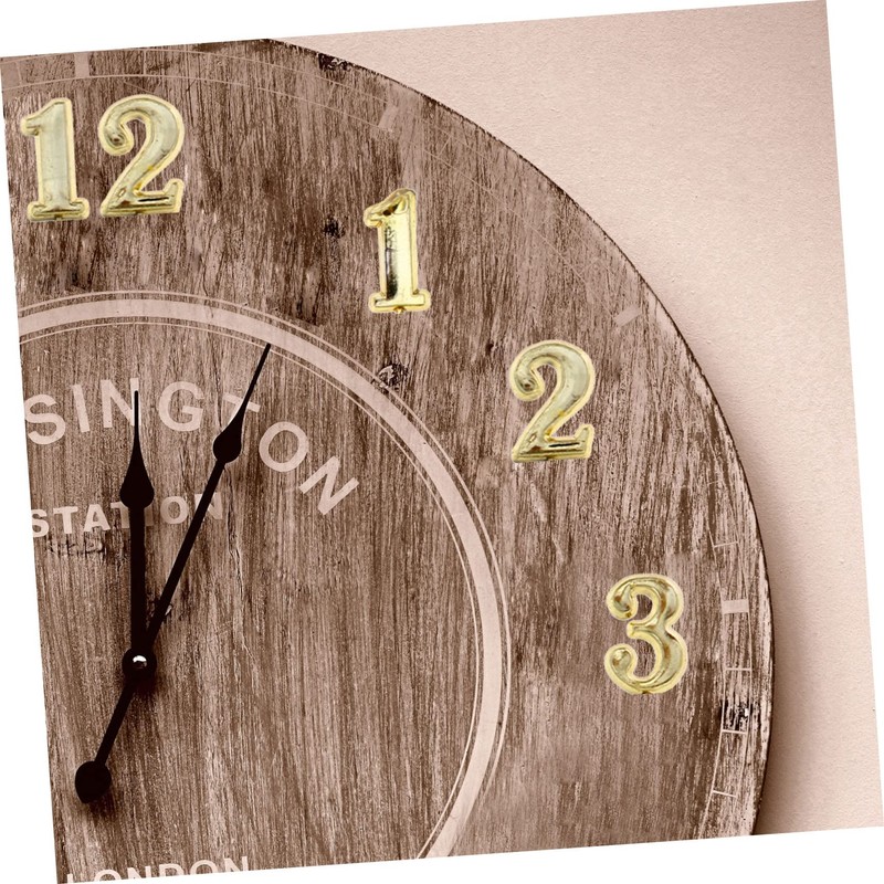 Tofficu 6pcs DIY Clock Numerals Arabic Roman Numbers for Wall