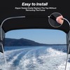 KAKIT 3 Bow Bimini Top Replacement Canvas Only, No Frame