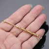 JKJF 6 Pcs Brass Snuff Spoon Tiny Powder Spoon Scoops