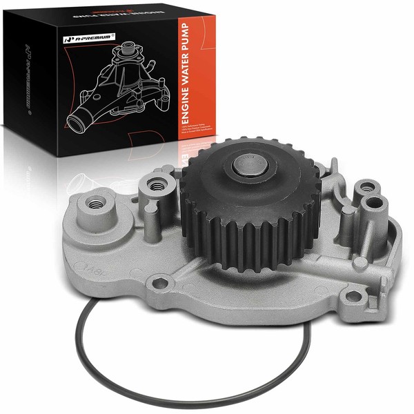 A-Premium Engine Water Pump with Seal Compatible with Honda Prelude