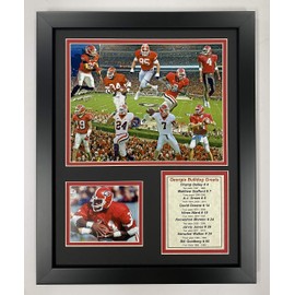Legends Never Die Georgia Bulldogs Greats Framed Photo Collage, 11 by 14-Inch