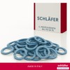 Schläfer 182810 | High Temperature Flat Hydraulic Seals Blue FASIT