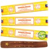 Satya Nag Champa Sandalwood Incense Sticks Pack of 3 with