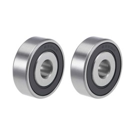 sourcing map 638-2RS Deep Groove Ball Bearings 8mm x 28mm x 9mm Double Sealed Chrome Steel P6(ABEC3) 2pcs