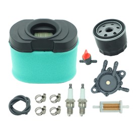 DABAZUALY 792105 Filtro de aire con filtro de aceite 492932 compatible con BS 407777 40G777 40777 445667 445877 motor, para césped JD LA165 D160 MIU11515 GY21057 filtro filtro de filtro de filtro de