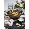 Mud Pie Stoneware Ramekin Set, Cream, ramekin 2" x 3"