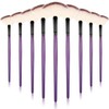 9 Pieces Facial Brushes Fan Mask Brushes, Soft Facial Applicator