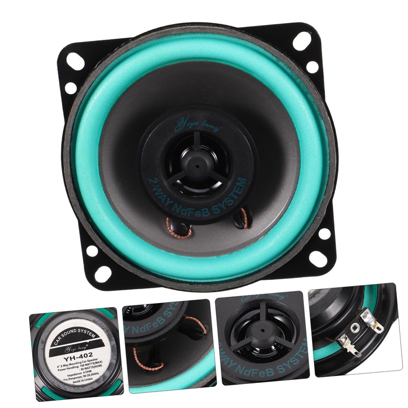 ULTECHNOVO Car Door Speakers Full Range for Sound Compact Design