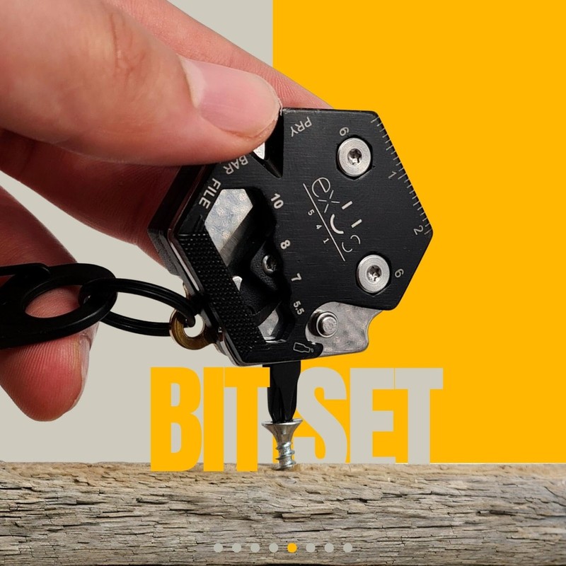 exUs 541 -16 in 1 Designer Multitool Tool Keyring Outdoor