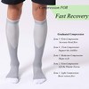 FITRELL 3 Pairs Compression Socks for Women and Men 20-30mmHg-