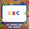 READY 2 LEARN Magnetic Alphabet - Uppercase - 52 Letters