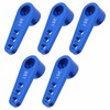 5Pcs 25T Servo Horns Aluminium Alloy Steering Servo Arms Blue